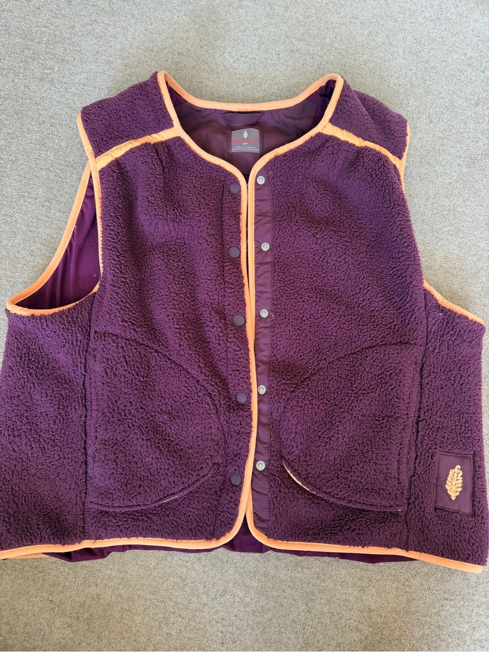 Free People keep it cozy fleece vest